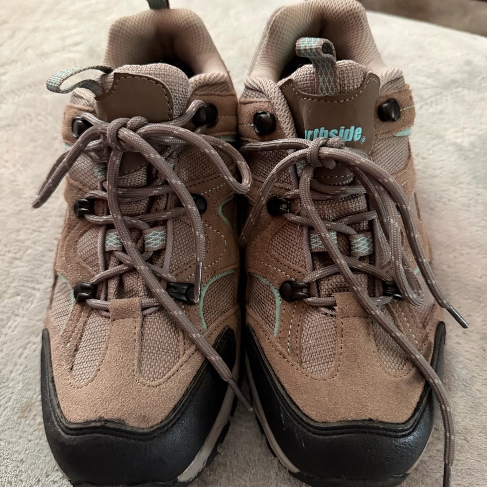 Northside‎ Taupe Brown and Black Women's Athletic Hiking Shoes